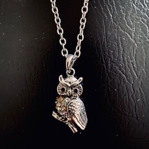 ⚡️ Owl Gold Topaz Necklace 18”-20” NEW